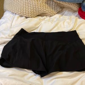 Black Lululemon Running Shorts